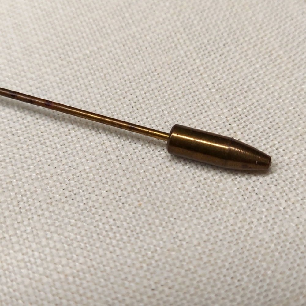 Elegant Golden and Pearl Stick / Hat Pin Vintage - Picture 4 of 5